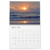 Seascapes Ocean Sea Tropical カレンダー (2月 2027)