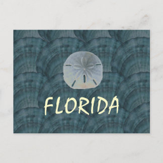seashelcollage, sanddollar, FLORIDA ポストカード