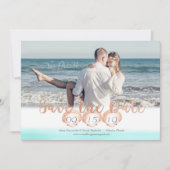 Seashellビーチ日付の保存 セーブザデート (正面)