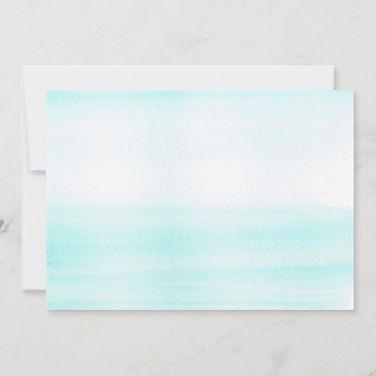 Seashellビーチ日付の保存 セーブザデート (裏面)