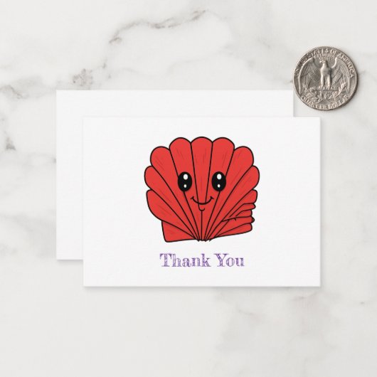 Seashell ノートカード (正面/裏面インサイチュ)