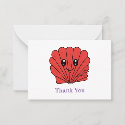 Seashell ノートカード (正面)