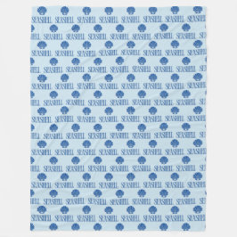 Seashell フリースブランケット