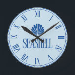 Seashell ラウンド壁時計<br><div class="desc">🖤</div>