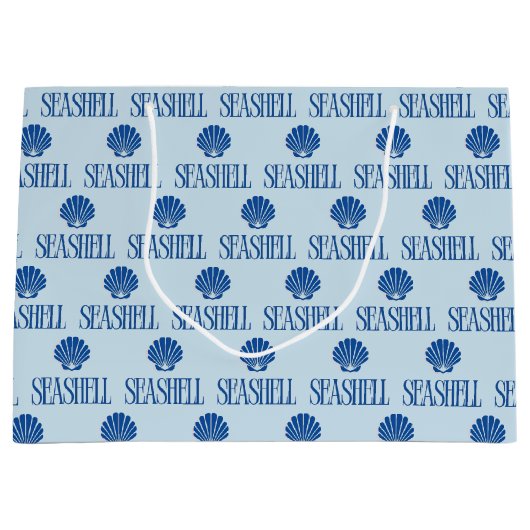 Seashell ラージペーパーバッグ (正面)