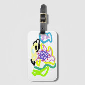 Seashell and starfish ラゲッジタグ (正面縦)