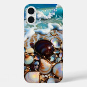 Seashell Beach iPhone Case Coastal Summer Design Case-Mate iPhoneケース (裏面)