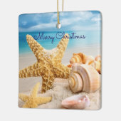 Seashell Christmas Ornament セラミックオーナメント (左)