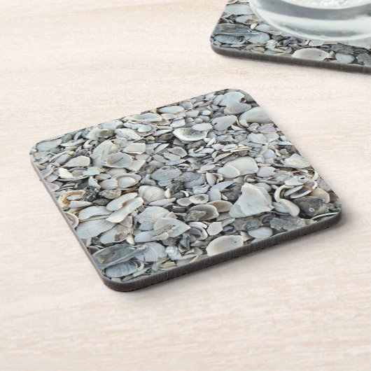 Seashell Drift Coastal Mix コースター (左側)