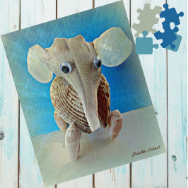 Seashell Elephant Craft Animal Sanibel Island FL  ジグソーパズル