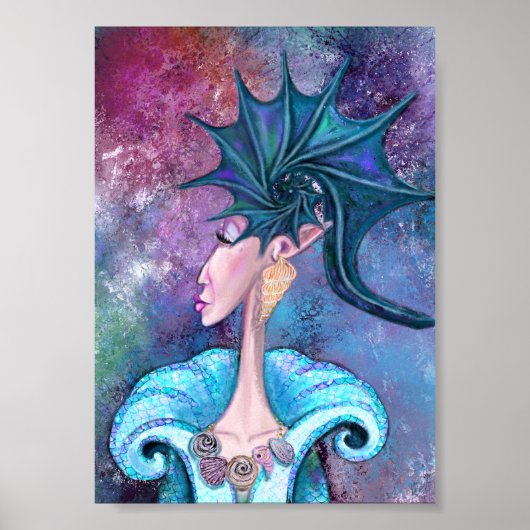 Seashell Lady Poster - 絵画's ポスター (正面)