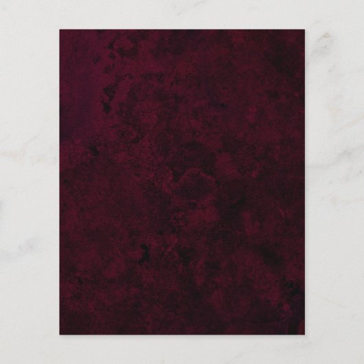 seashell logo on burgundy design チラシ (裏面)