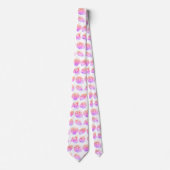 Seashell Ocean Nautical Pattern Neck Tie ネクタイ (正面)