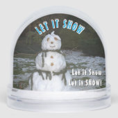 Seashell Snowman Let It Snow PHOTO Reverse Side (正面)