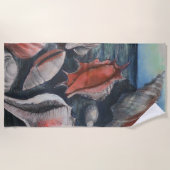 Seashell Sonata ビーチタオル (正面)