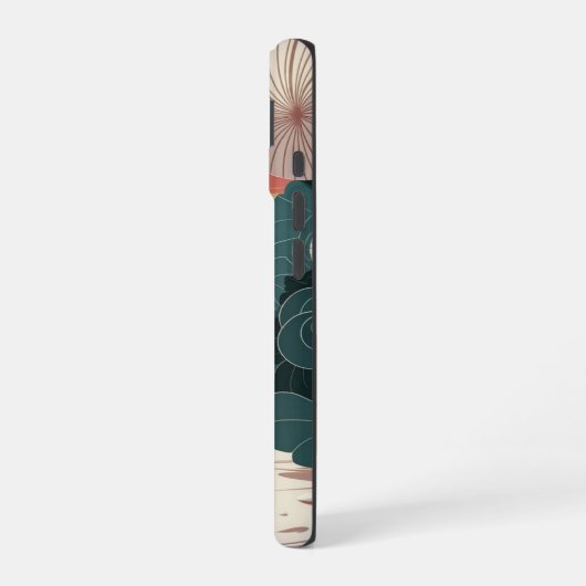 Seashell Sunset Beach iPhone 16ケース (左側面)