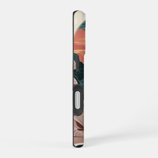Seashell Sunset Beach iPhone 16ケース (右側面)