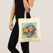 Seashell Treasures tote bag トートバッグ (正面(商品))