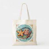 Seashell Treasures tote bag トートバッグ (裏面)