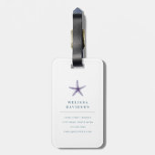 Seashellsかわいらしラゲッジタグ ラゲッジタグ (裏面縦)