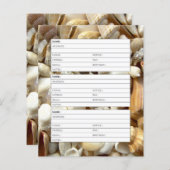 Seashellsのアドレス帳ページ (正面/裏面)