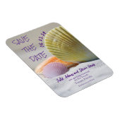 Seashellsカラフル結婚式Save the Date Magnets マグネット (右側)