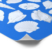 Seashellsゲストブックポスター – 250宇宙 ポスター (角)