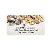 Seashells住所 シール (正面)