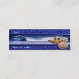Seashells名刺 スキニー名刺