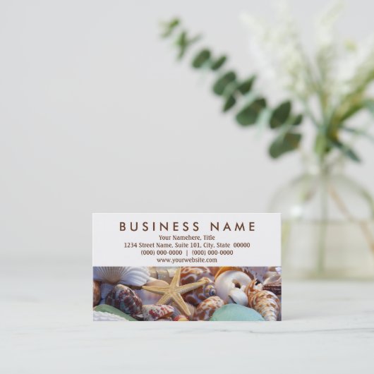 Seashells名刺 名刺 (スタンド正面)