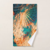 Seashells夏の写真 バスタオルセット (ハンドタオル)