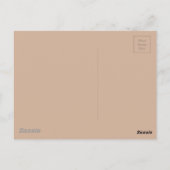 Seashells夏、ハッピーバースデーおめでとう ポストカード (裏面)