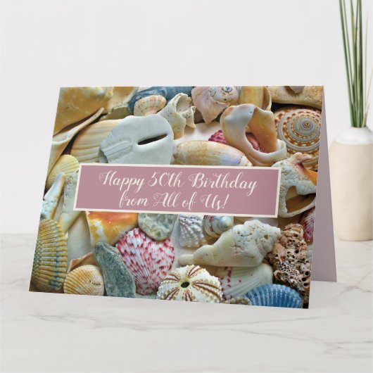 Seashells誕生日カードことわざfrom All カード (正面)