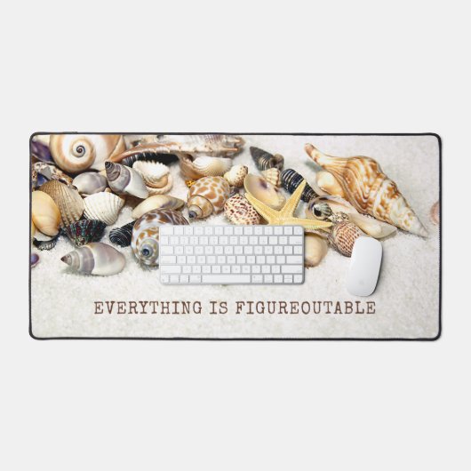 Seashells デスクマット (キーボード&マウス)
