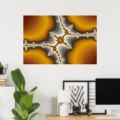 Seashells – フラクタルポスター ポスター (ホームオフィス)