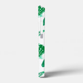 Seashells – 白い背景のエメラルドグリーン Case-Mate iPhoneケース (裏面 / 左)