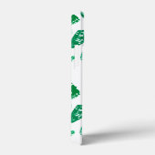 Seashells – 白い背景のエメラルドグリーン Case-Mate iPhoneケース (裏面 / 右)