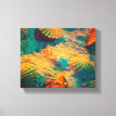 Seashells and Sand Canvas Print キャンバスプリント (正面)