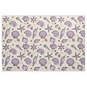 Seashells and Sand Purple ID782 ファブリック (ファットクウォーター)