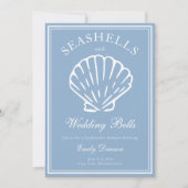 Seashells and Wedding Bells Bachelorette Weekend 招待状 (正面)