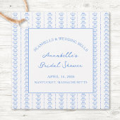 Seashells and Wedding Bells Bridal Shower  フェイバータグ