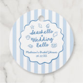Seashells and Wedding Bells Coastal Bridal Shower フェイバータグ (裏面)