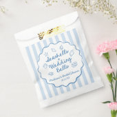 Seashells and Wedding Bells Coastal Bridal Shower フェイバーバッグ (封をした状態)