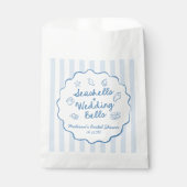 Seashells and Wedding Bells Coastal Bridal Shower フェイバーバッグ (正面)