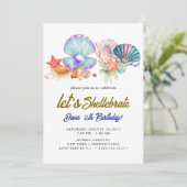 seashells Birthday 招待状 (スタンド正面)