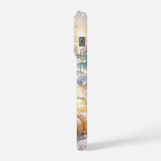 Seashells in a Winter Wonderland iPhoneケース (左側面)