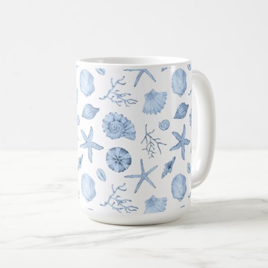 Seashells Mug コーヒーマグカップ (正面右)