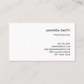 Seashells on a Sandyのビーチ写真 名刺 (裏面)