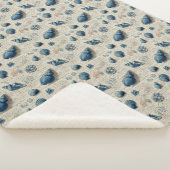 Seashells On French Script Parchment シェルパブランケット (3/4)