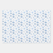 Seashells Seashore ラッピングペーパーシート (正面2)